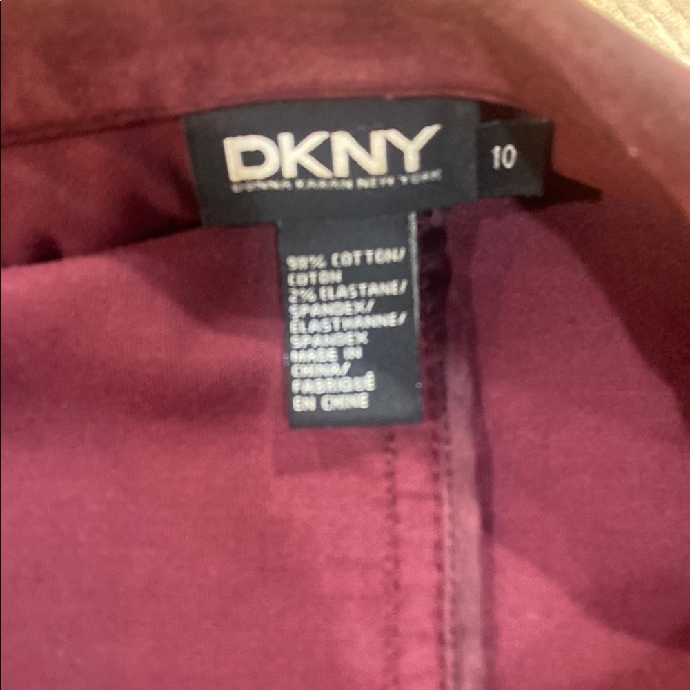 DKNY Velvet Maroon Blazer